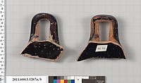 Terracotta fragments of kylikes (drinking cups), Terracotta, Greek, Attic
