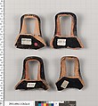 Terracotta fragments of kylikes (drinking cups), Terracotta, Greek, Attic