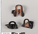 Terracotta fragments of kylikes (drinking cups), Terracotta, Greek, Attic