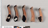 Terracotta fragments of kylikes (drinking cups), Terracotta, Greek, Attic