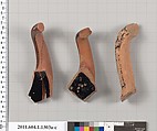 Terracotta fragments of kylikes (drinking cups), Terracotta, Greek, Attic