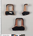 Terracotta fragments of kylikes (drinking cups), Terracotta, Greek, Attic