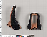 Terracotta fragments of kylikes (drinking cups), Terracotta, Greek, Attic