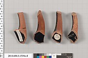 Terracotta fragments of kylikes (drinking cups), Terracotta, Greek, Attic