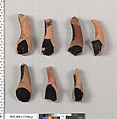 Terracotta fragments of kylikes (drinking cups), Terracotta, Greek, Attic