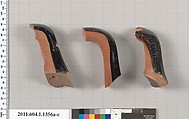 Terracotta fragments of kylikes (drinking cups), Terracotta, Greek, Attic