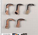 Terracotta fragments of kylikes (drinking cups), Terracotta, Greek, Attic