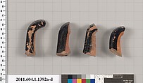 Terracotta fragments of kylikes (drinking cups), Terracotta, Greek, Attic