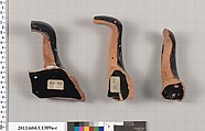 Terracotta fragments of kylikes (drinking cups), Terracotta, Greek, Attic