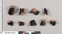 Terracotta fragments of kylikes (drinking cups), Terracotta, Greek, Attic