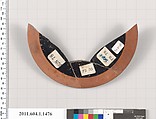 Terracotta fragment of a kylix (drinking cup), Terracotta, Greek, Attic