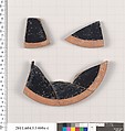 Terracotta fragments of kylikes (drinking cups), Terracotta, Greek, Attic