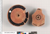 Terracotta fragments of kylikes (drinking cups), Terracotta, Greek, Attic