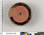 Terracotta fragment of a kylix (drinking cup), Terracotta, Greek, Attic