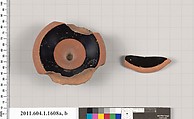 Terracotta fragments of kylikes (drinking cups), Terracotta, Greek, Attic