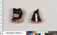 Terracotta fragments of kylikes (drinking cups), Terracotta, Greek, Attic
