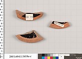 Terracotta fragments of kylikes (drinking cups), Terracotta, Greek, Attic