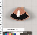 Terracotta fragment of a kylix (drinking cup), Terracotta, Greek, Attic