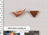Terracotta fragments of kylikes (drinking cups), Terracotta, Greek, Attic