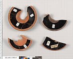 Terracotta fragments of kylikes (drinking cups), Terracotta, Greek, Attic
