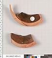 Terracotta fragments of kylikes (drinking cups), Terracotta, Greek, Attic