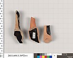 Terracotta fragments of kylikes (drinking cups), Terracotta, Greek, Attic