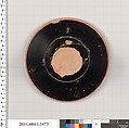 Terracotta fragment of a kylix (drinking cup), Terracotta, Greek, Attic