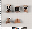 Terracotta fragments of kylikes (drinking cups), Terracotta, Greek, Attic