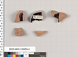 Terracotta fragments of kylikes (drinking cups), Terracotta, Greek, Attic