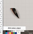 Terracotta rim fragment of a kylix (drinking cup), Terracotta, Greek, Attic
