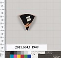Terracotta rim fragment of a kylix (drinking cup), Terracotta, Greek, Attic