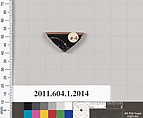 Terracotta rim fragment of a kylix (drinking cup), Terracotta, Greek, Attic