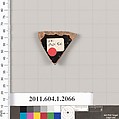 Terracotta rim fragment of a kylix (drinking cup), Terracotta, Greek, Attic