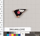 Terracotta rim fragment of a kylix (drinking cup), Terracotta, Greek, Attic