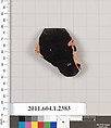 Terracotta rim fragment of a kylix (drinking cup), Terracotta, Greek, Attic