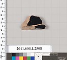 Terracotta fragment of a kylix (drinking cup), Terracotta, Greek, Attic