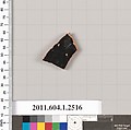 Terracotta fragment of a kylix (drinking cup), Terracotta, Greek, Attic