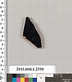 Terracotta fragment of a kylix (drinking cup), Terracotta, Greek, Attic