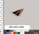 Terracotta fragment of a kylix (drinking cup), Terracotta, Greek, Attic