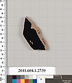 Terracotta fragment of a kylix (drinking cup), Terracotta, Greek, Attic