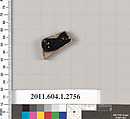 Terracotta fragment of a kylix (drinking cup), Terracotta, Greek, Attic