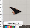 Terracotta fragment of a kylix (drinking cup), Terracotta, Greek, Attic