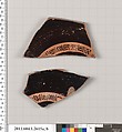 Terracotta fragments of kylikes (drinking cups), Terracotta, Greek, Attic