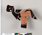 Terracotta fragment of a kylix (drinking cup), Terracotta, Greek, Attic
