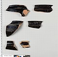 Terracotta rim fragments of kylikes (drinking cups), Terracotta, Greek, Attic