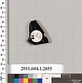 Terracotta fragment of a kylix (drinking cup), Terracotta, Greek, Attic