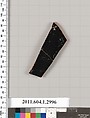 Terracotta fragment of a kylix (drinking cup), Terracotta, Greek, Attic