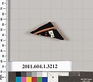 Terracotta fragment of a kylix (drinking cup), Terracotta, Greek, Attic