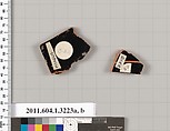 Terracotta fragments of kylikes (drinking cups), Terracotta, Greek, Attic