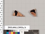 Terracotta fragments of kylikes (drinking cups), Terracotta, Greek, Attic